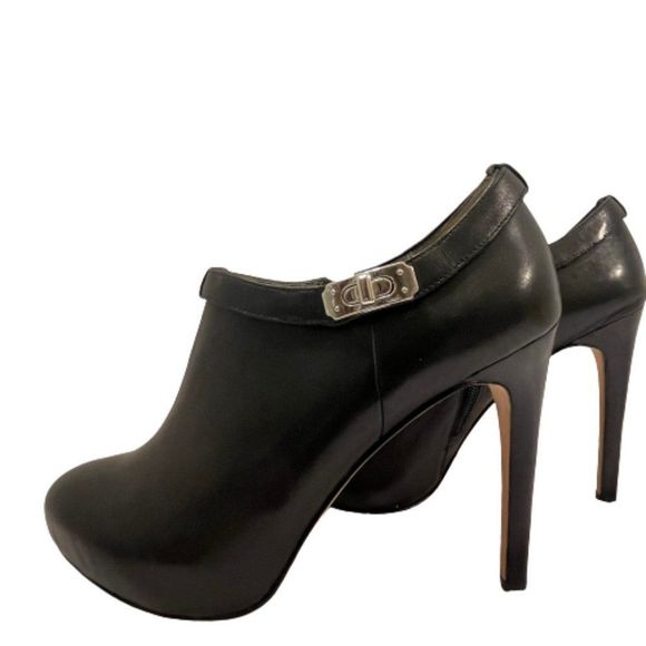 Coach Shoes - Coach Black Leather Delilah Booties size 10